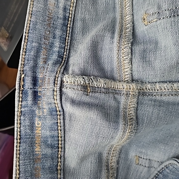 Chicos so slimming sz 3 light wash girlfriend slim ankle jeans us sz 16 WJ125 - Picture 6 of 8